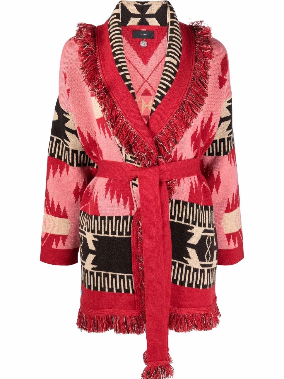 Cheap cardigan jacquard Women Alanui Icon belted 0723